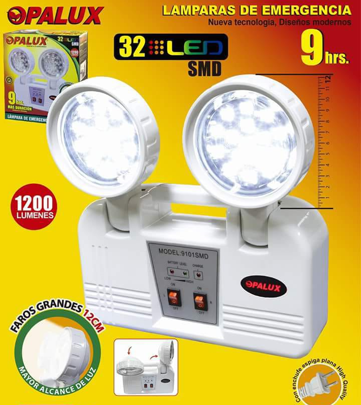 LUCES DE EMERGENCIA OPALUX HAGROY ALARMAS TCS ALARMAS PERU SAC